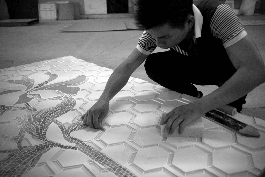JNJ Mosaic Supplier: Partnering for OEM Mosaic Manufacturing and Bulk Glass Mosaic Solutions 9 rtwPicture