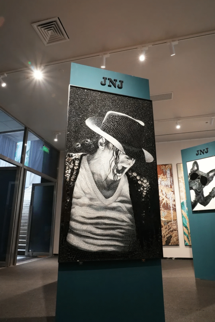 CATch the Mosaic | At Guangzhou Design Week 2025, This Is How We “Catch the Future” 2 Michael Jackson Mosaic pattern