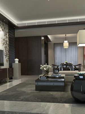 <h4>Home Improvement · New Chinese Style Ⅰ</h4><p>Living room area</p>