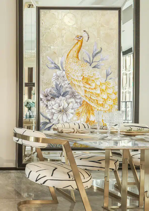 A beautiful peacock