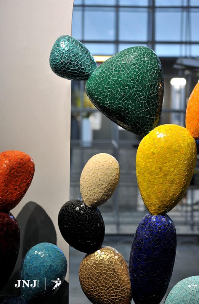 Marching with the era, presenting the mainstream color realm——JNJ mosaic 2019 Guangzhou Design Week 5 202012150530502539 7276
