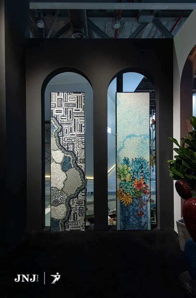 Marching with the era, presenting the mainstream color realm——JNJ mosaic 2019 Guangzhou Design Week 3 202012150530542539 2847