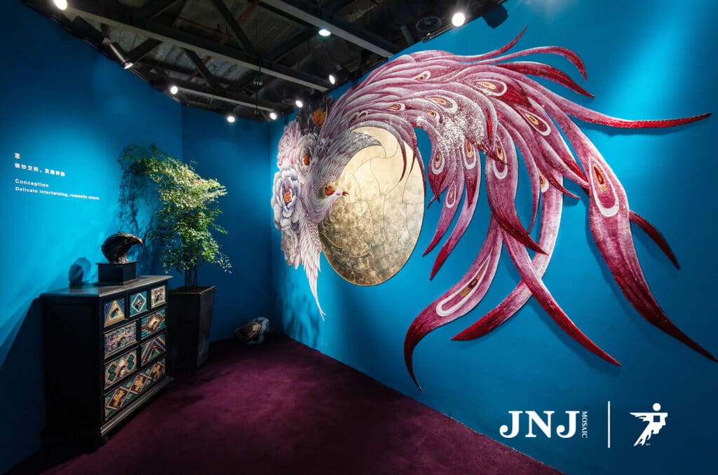 Look! Subtle interweaving, blending and boundless -- Visit JNJ mosaic to appreciate the “tower” 12 202012161135122539 6035