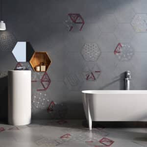 Large hexagonal • grain
