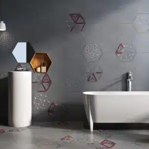 Large hexagonal • grain