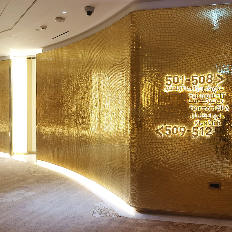 Luxury hotel mosaic project - Qatar Katara Towers