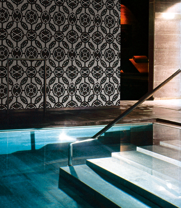 Hotel Resort Swimming Pool Mosaic Design