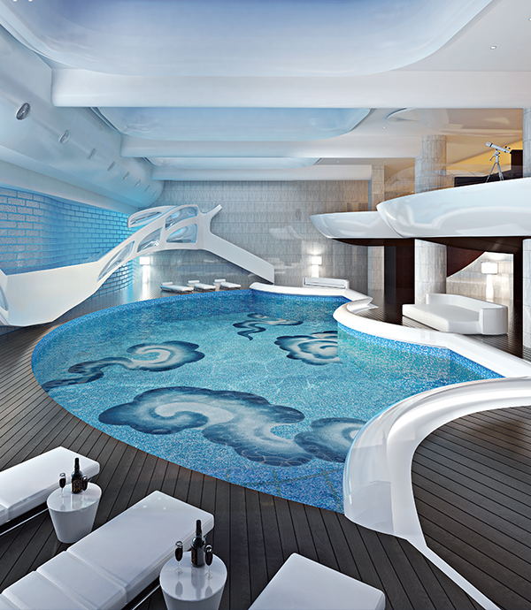 Spa Wellness Mosaic Interior Design
