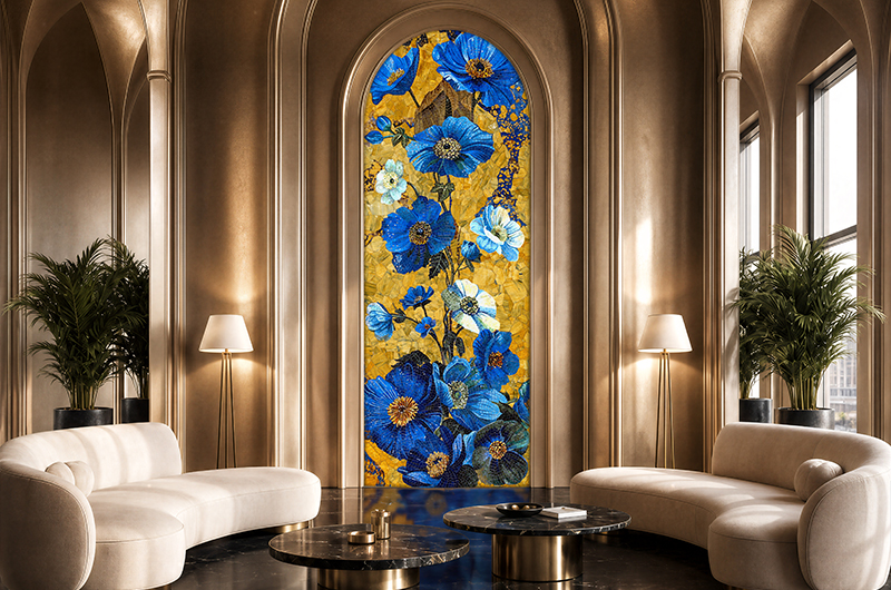 Luxury residential mosaic solutions for bathrooms, kitchens, and feature walls