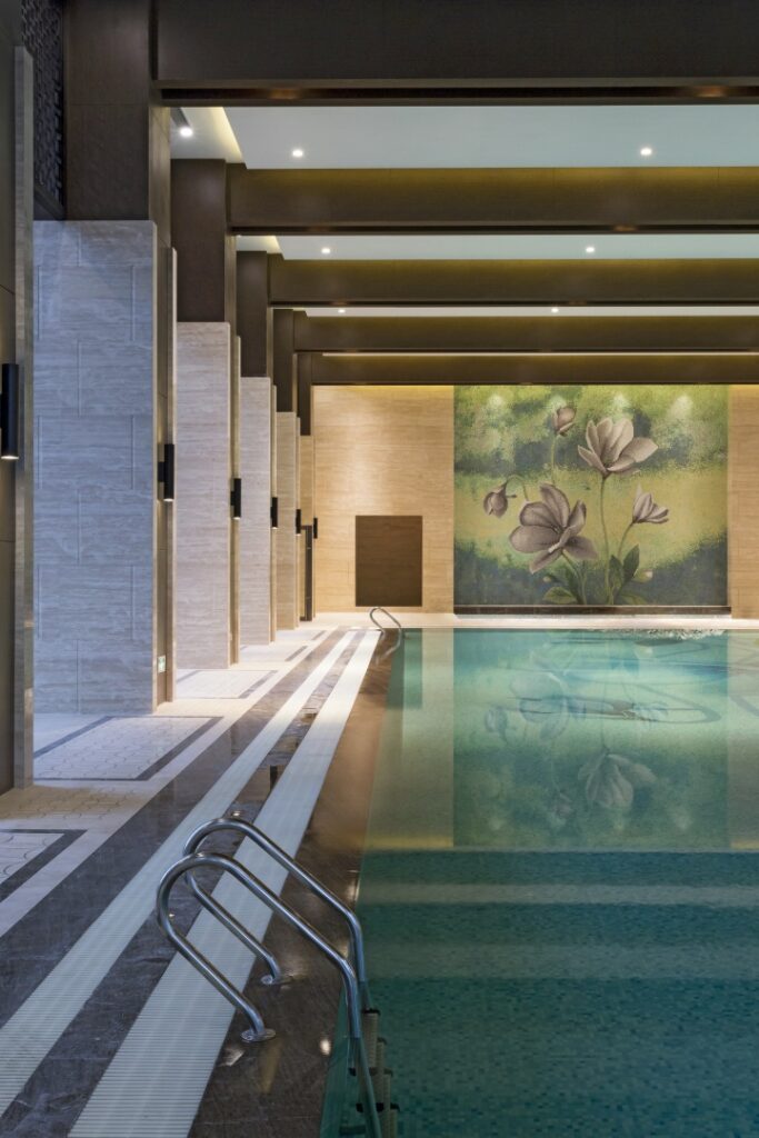 How to Choose the Right Swimming Pool Mosaic Tile Supplier 14 2015 无锡太湖酒店项目 室内泳池 4