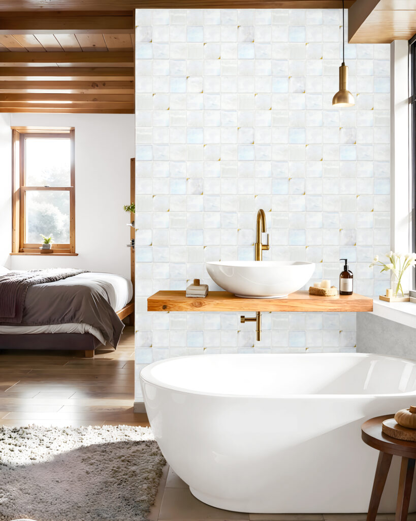 JNJMosaic Conventional Mosaic Applications in Luxury Hotel Bathroom Design