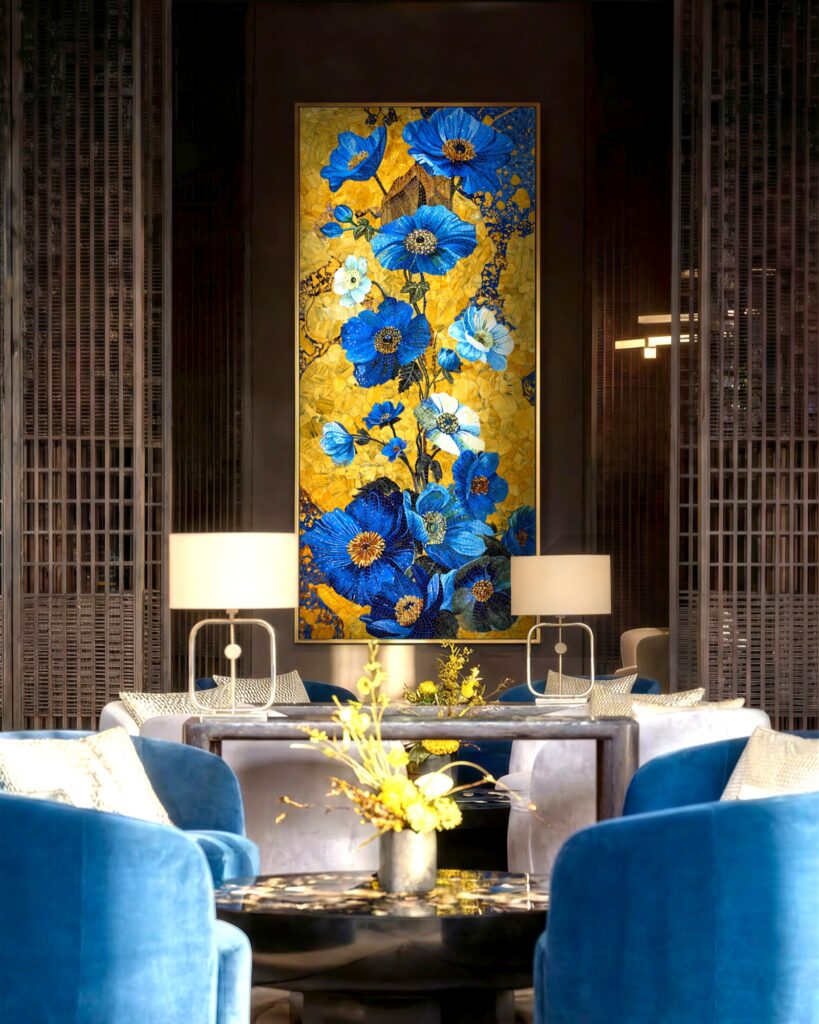 Floral Mosaic Wall Art: 7 Breathtaking Designs That Turn Walls Into Gardens 1 JP2510 效果图 2 2
