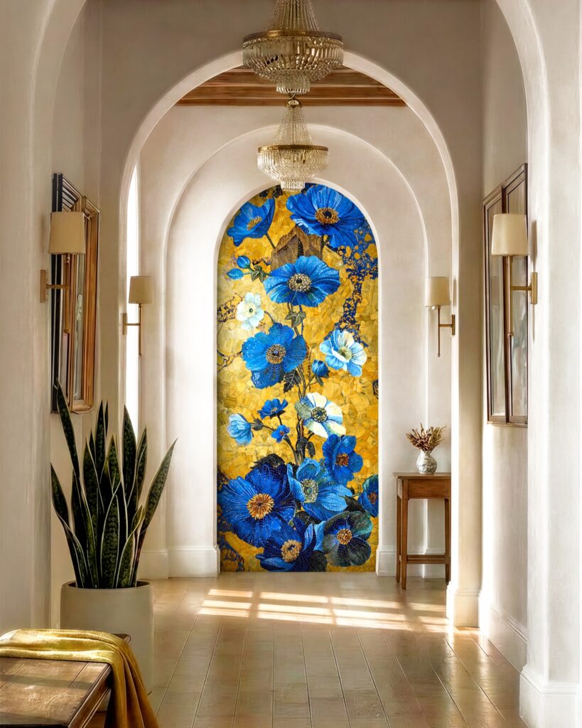 Floral Mosaic Wall Art: 7 Breathtaking Designs That Turn Walls Into Gardens 2 JP2510 效果图 5 2