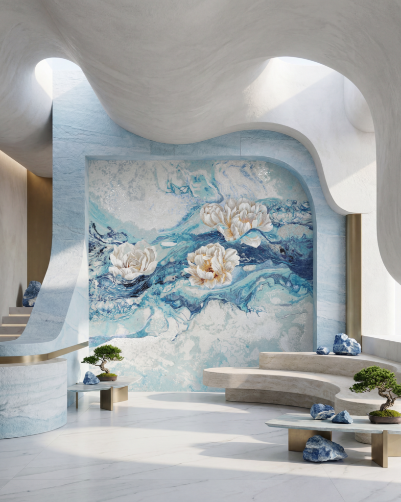 Floral Mosaic Wall Art: 7 Breathtaking Designs That Turn Walls Into Gardens 12 JP990 效果图1