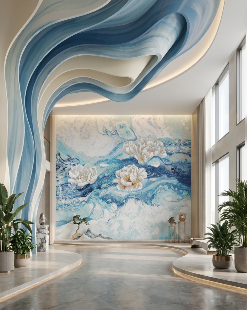 Floral Mosaic Wall Art: 7 Breathtaking Designs That Turn Walls Into Gardens 11 JP990 效果图2