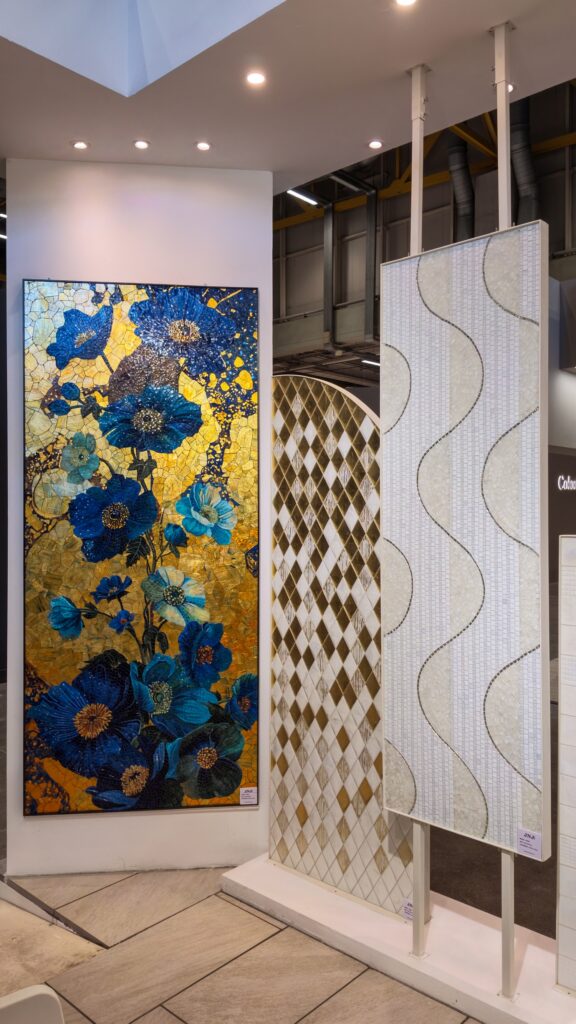CERSAIE 2026 Is Now Open: Discover JNJMosaic’s New Expressions of Nature in Bologna 3 golden nocturne floral mosaic