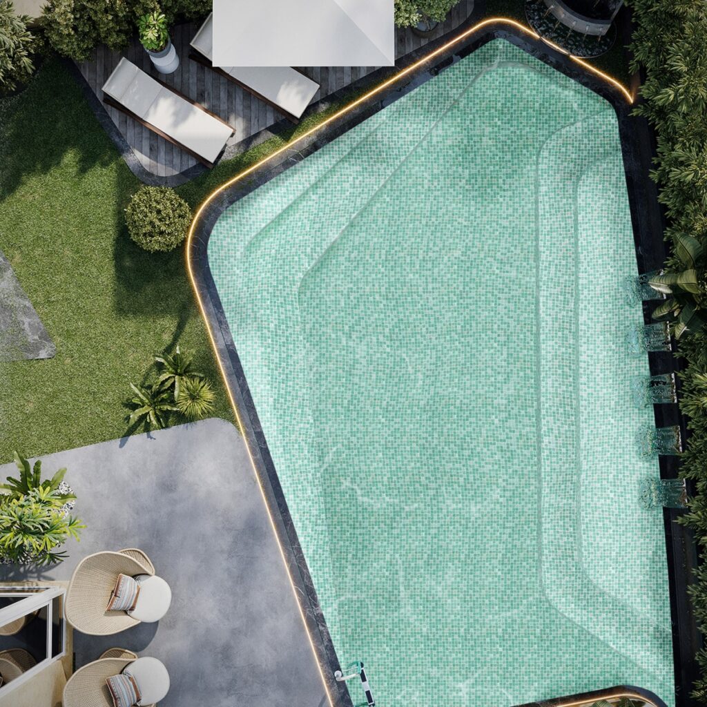 What Color Should Your Pool Be? 4 Mosaic Palettes to Inspire Your Design 2 MXGR 009 效果图