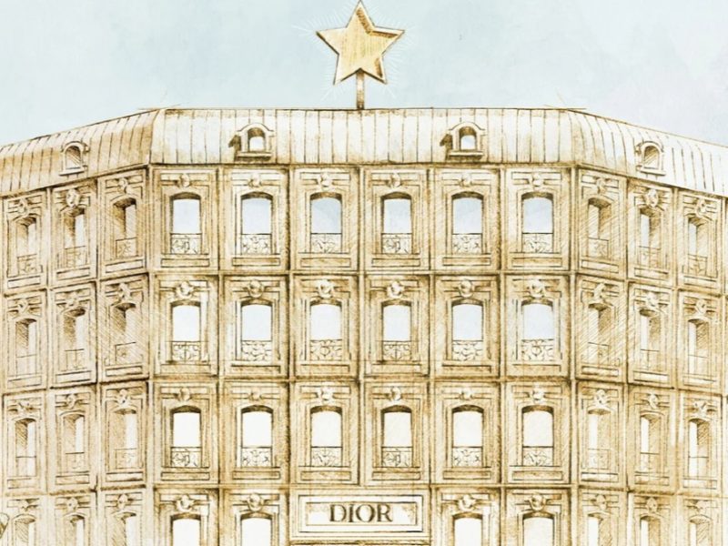 Dior Golden House Design Drawings