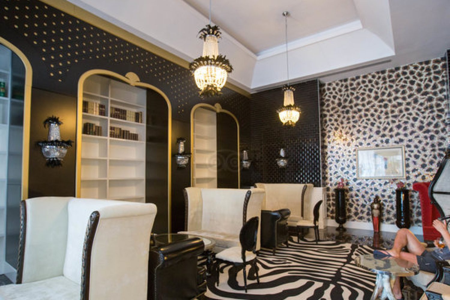 Custom corridor mosaic flooring at Vikingen Infinity Resort & Spa hotel